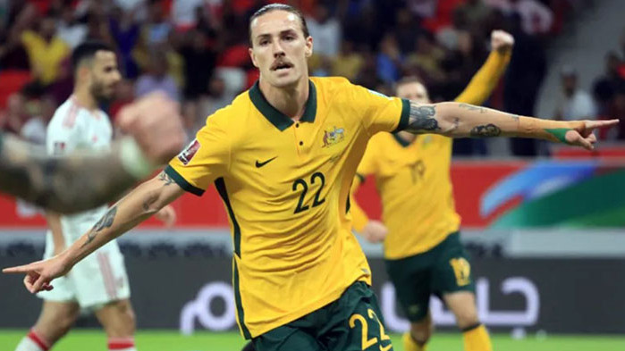 Австралия запазва шансовете си да излезне от групите на Мондиал 2022, след победа над Тунис с 1-0
