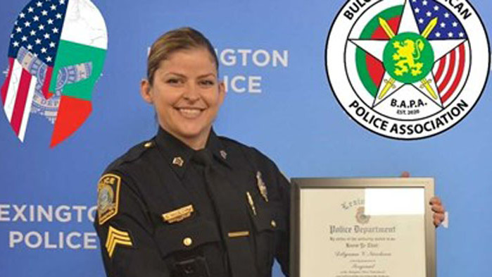 Наша сънародничка стана първата жена сержант в Българо-американската полицейска асоциация