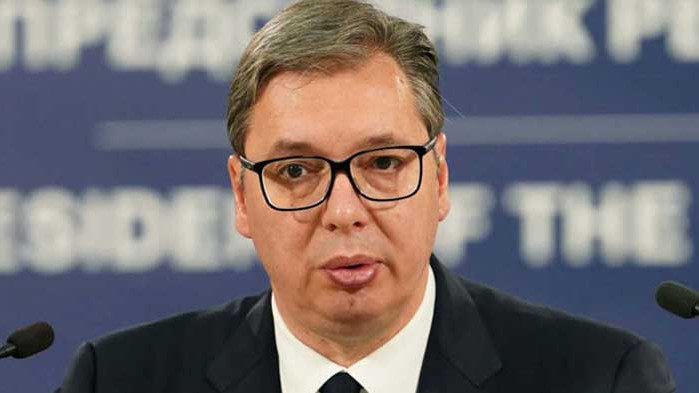 Президентът на Сърбия Александър Вучич, който разговаря днес с еврокомисаря