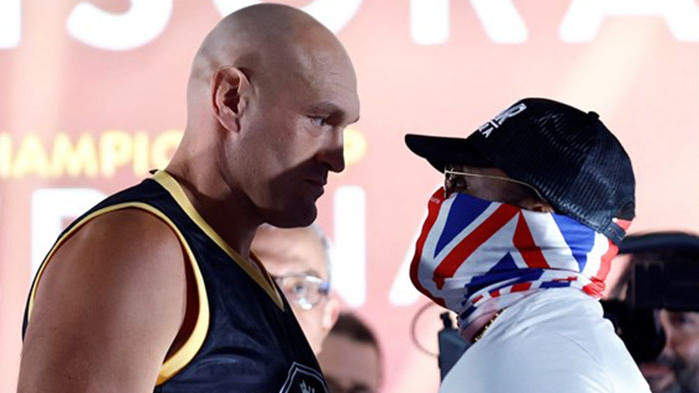 Шампионът Тайсън Фюри е по-тежък с близо 4 кг от претендента Дерек Чисора