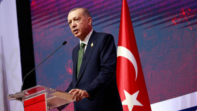 Турският президент Реджеп Ердоган оглави общо събрание във вторник и говори за участието
