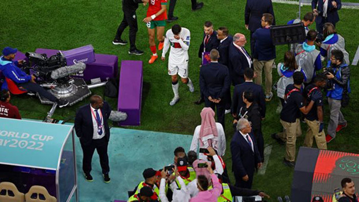 Кристиано Роналдо се разплака пред камерите след загубата от Мароко
