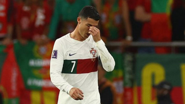 Звездата на Португалия Кристиано Роналдо не сдържа сълзите си пред