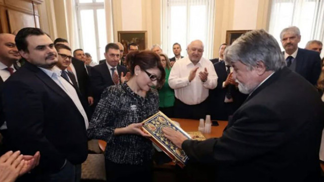 Председателят на Народното събрание празнува своя рожден ден на работното