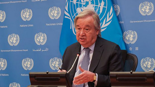 На 19 декември генералният секретар на ООН Антониу Гутериш проведе