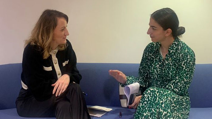 Министърът на околната среда и водите Росица Карамфилова е в