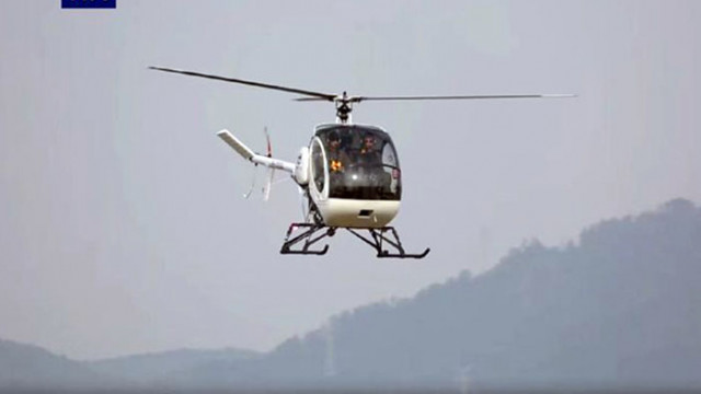 На 20 декември първият китайски хеликоптер S 300C произведен от компания