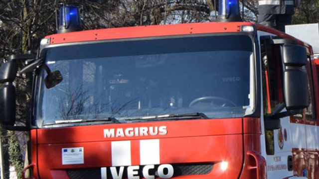 Техническа неизправност причини пожар в румънски тир превозващ 20 тона
