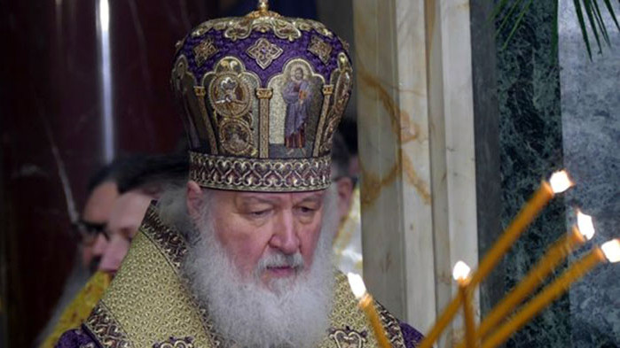 Патриархът на Москва и цяла Русия Кирил призова днес да