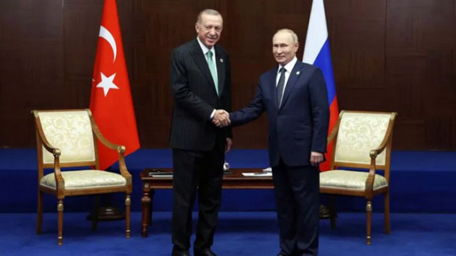 Турският президент Реджеп Тайип Ердоган настоя пред руския си колега