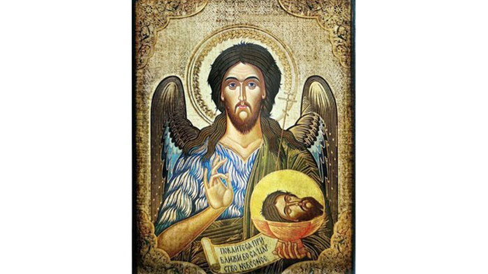 Откраднатата икона на св. Йоан Кръстител, принадлежала на църквата Св.