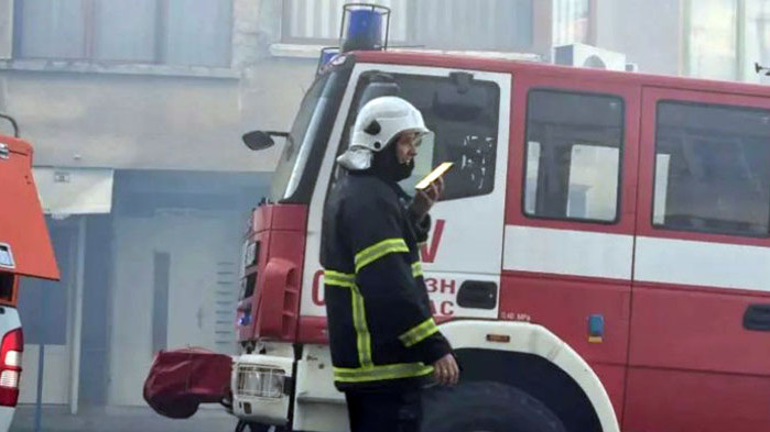 Пожар в колектор е причината за прекъсване на електрозахранването в