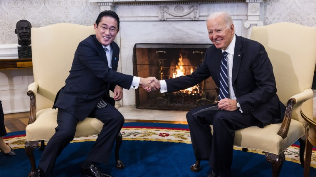 Президентът на САЩ Джо Байдън и японският премиер Фумио Кишида изтъкнаха