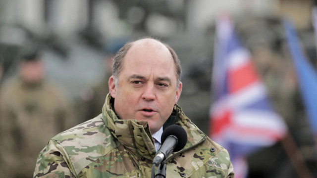 Министърът на отбраната на Обединеното кралство Бен Уолъс обяви в понеделник обръщайки