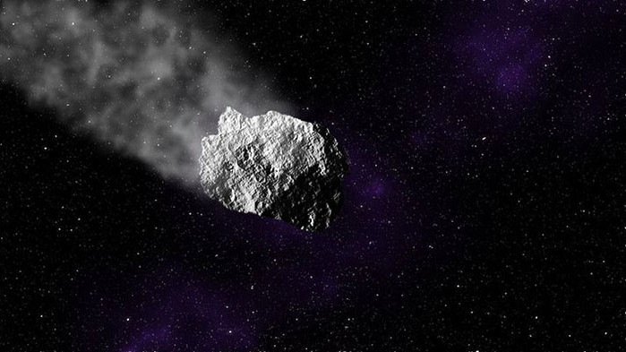 Малък астероид с размерите на камион, който внезапно се появи