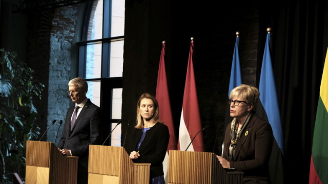 Трите балтийски държави Естония Латвия и Литва призоваха за