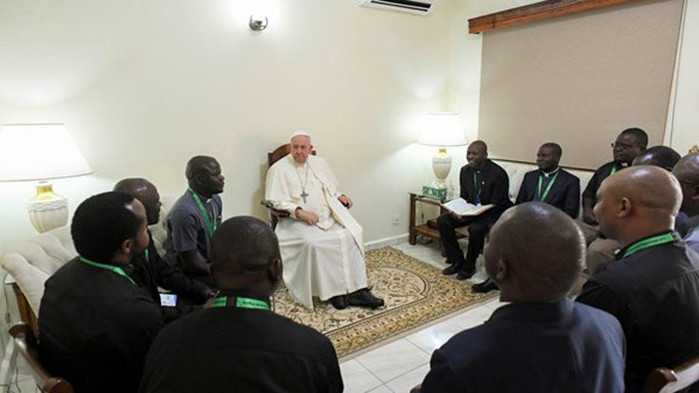 Папа Франциск заяви днес, че църквите в Южен Судан не