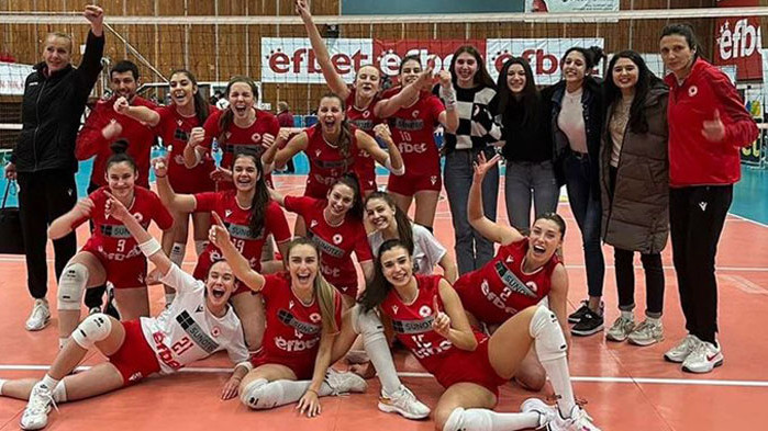 ЦСКА сензационно победи абсолютния доминатор в българския женски волейбол Марица.
