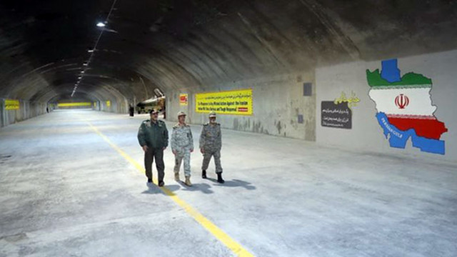 Иран разкри във вторник подземна база на военновъздушните сили наречена