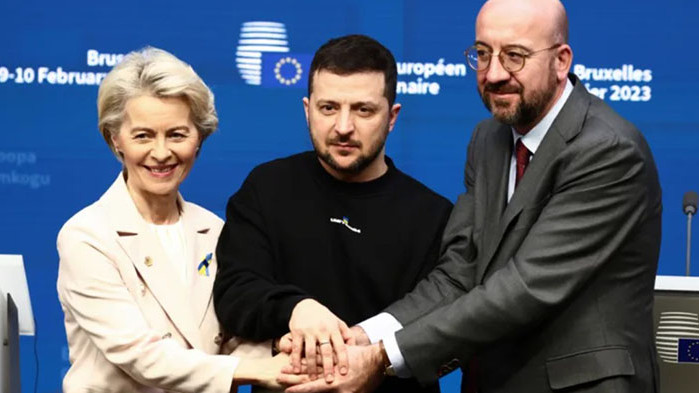 Зеленски настоя пред Брюксел за изтребители и нови санкции спрямо Русия