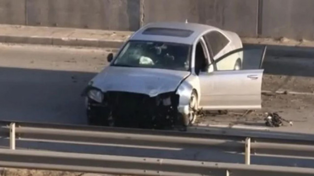 Автомобил е излетял от мост на Околовръстното в столицата Затова