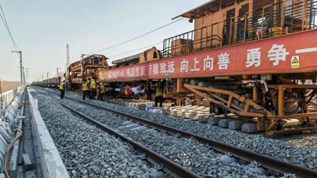 Новата жп линия свързваща муниципалитета Тиендзин и столицата Пекин ще