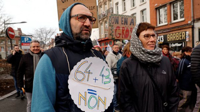 Пети ден на национални стачки срещу пенсионната реформа във Франция