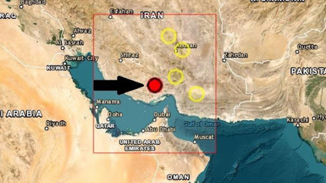 Мощно земетресение разлюля Иран