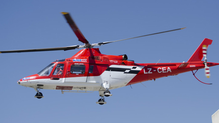 От 3 до 5 минути медицинският хеликоптер ще трябва да