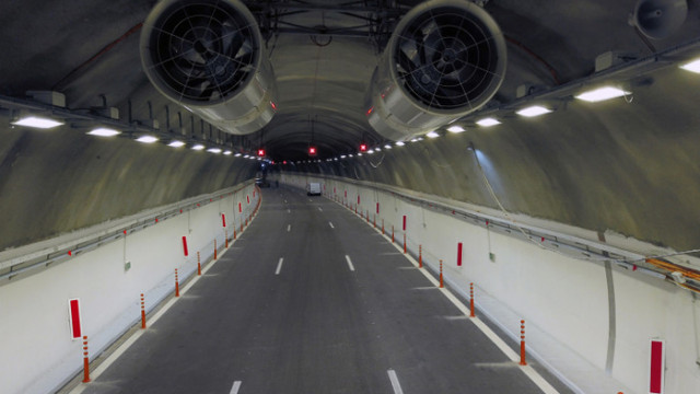 В тунел "Витиня" към Варна ще се преминава само в изпреварващата лента