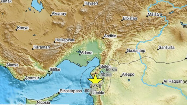 Ново земетресение удари границата между Турция и Сирия Магнитудът му е 4