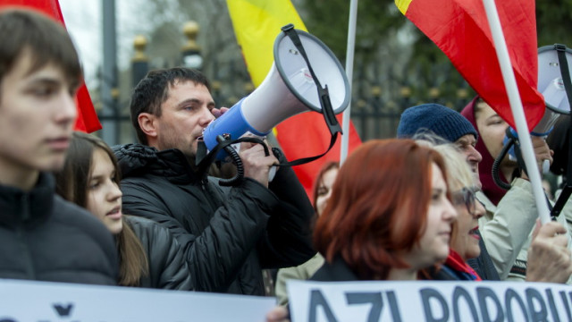 Молдовската полиция затвори центъра на Кишинев за движение и наложи