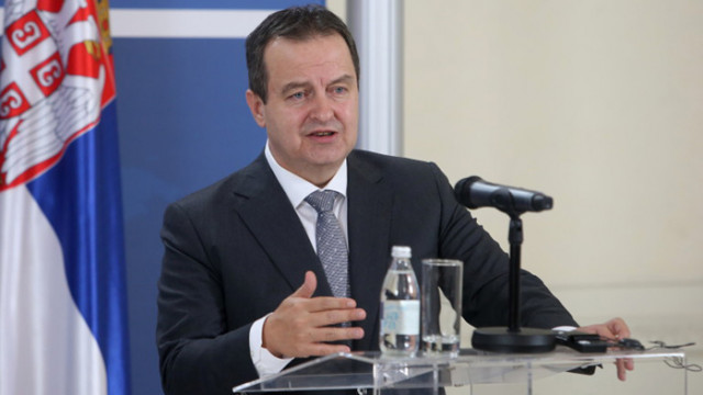 Сръбският външен министър Ивица Дачич заяви че страната му не е