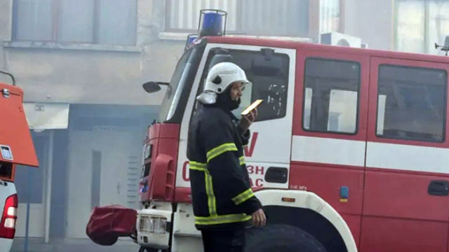 Голям пожар в Пловдивско За щастие към момента няма данни