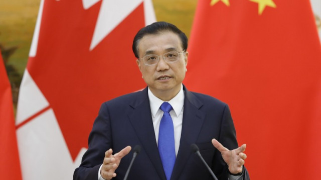Китайският премиер Ли Къцян заяви че правителството трябва да насърчи мирното