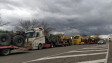 Десетки камиони с бойна техника минават през България за Украйна (снимки)