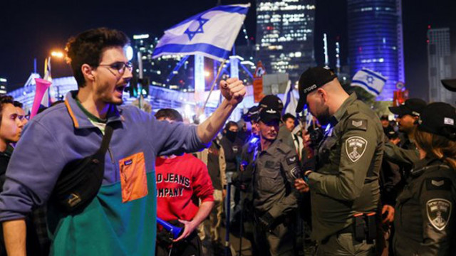 Десета поредна събота се проведоха мащабни протести в Израел Хиляди