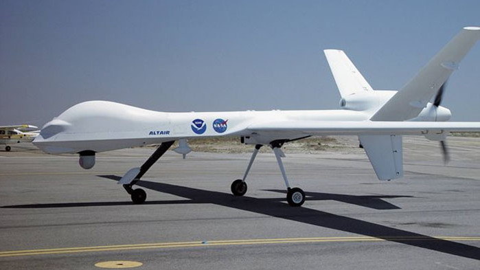 Aмериканският дрон Ем Кю 9 Рийпър (MQ9-Reaper), който беше свален