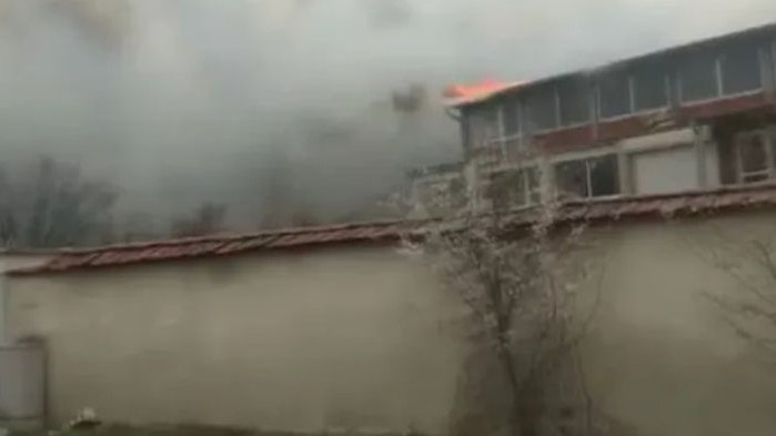Пожар гори в промишлена зона Север“ в Пловдив, предава бТВ.