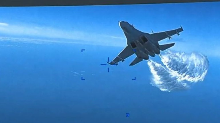 Пентагонът публикува видео за инцидента с американски дрон над Черно