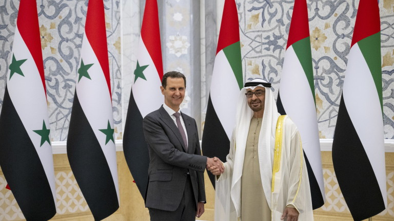 Башар Асад кацна в ОАЕ