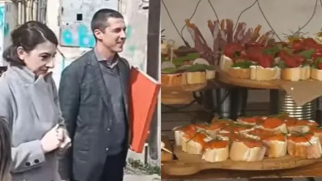 Възрастен мъж подари рога на Мирослав Иванов годеникът на Лена
