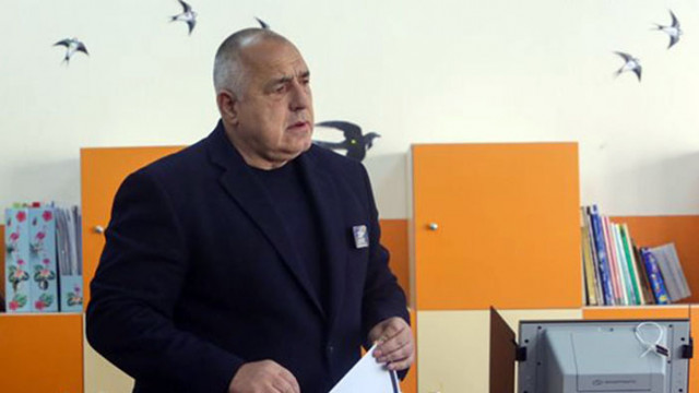 Лидерът на ГЕРБ Бойко Борисов не коментира резултатите от парламентарните