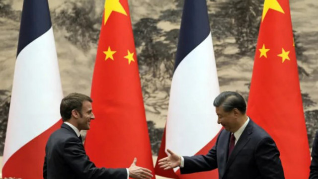 Френският лидер Еманюел Макрон призова китайския си колега Си Дзинпин