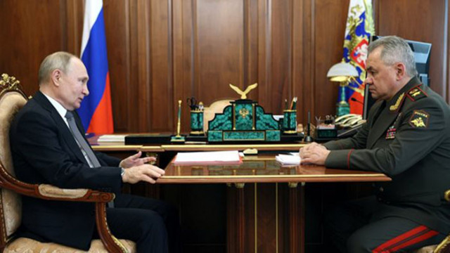Руският министър на отбраната Сергей Шойгу днес осведоми президента Владимир