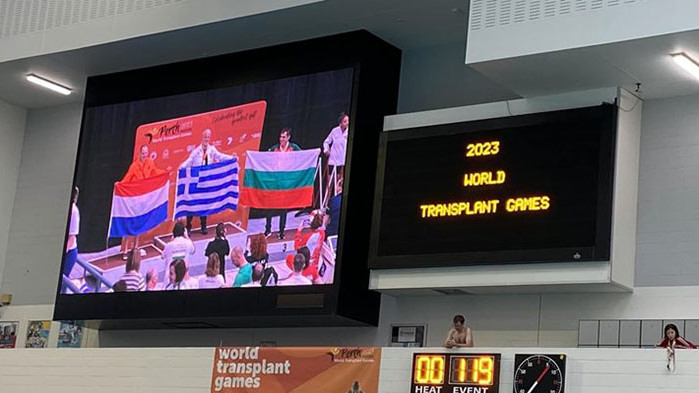 България с втори медал от световното за плувци с трансплантирани органи в Пърт