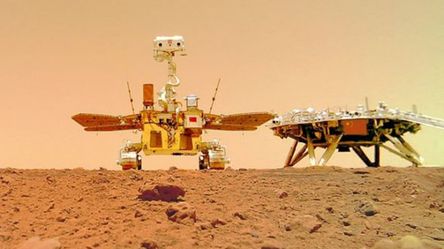 Китайският марсоход Джурун е предоставил ключови наблюдателни доказателства за течна