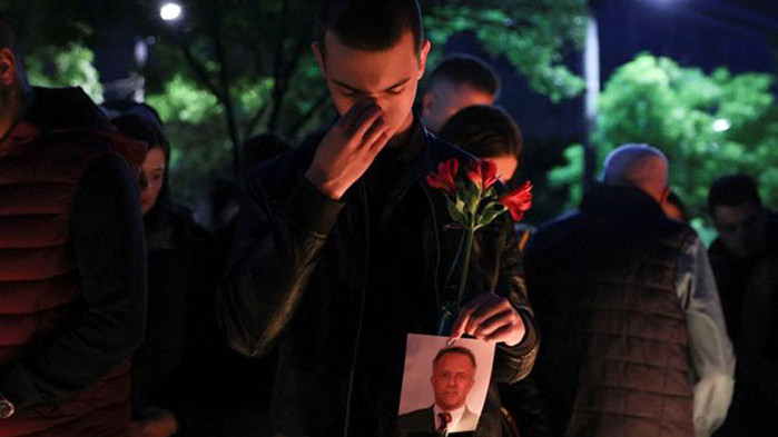 Сръбската полиция е задържала в Белград непълнолетно лице, което се