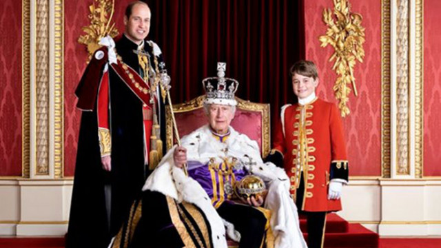 Британският крал Чарлз Трети отбеляза своята коронация с нова снимка
