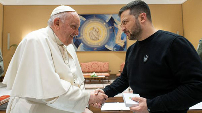 Зеленски се срещна с папата и италиански лидери в Рим